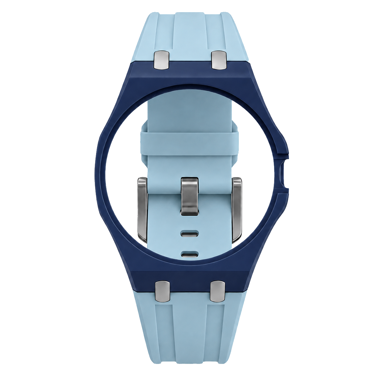 Blue Ice Silicone Bracelet