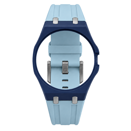 Blue Ice Silicone Bracelet